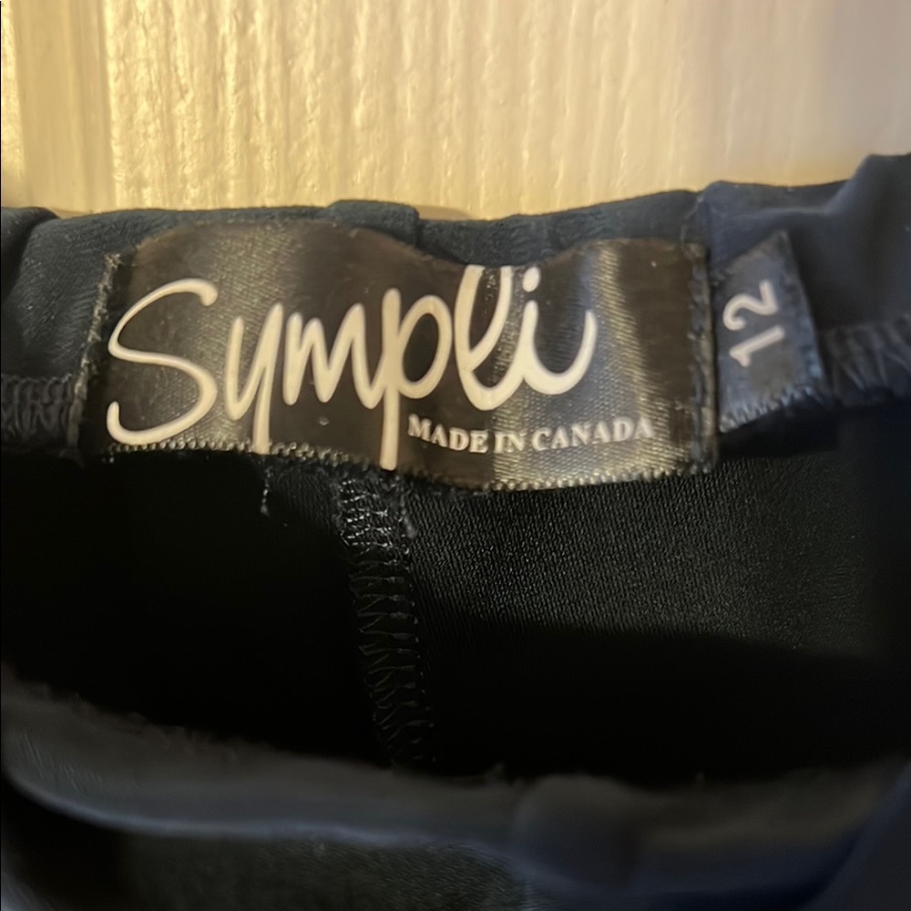 Sympli Navy Wide-Leg Pants - Picture 2 of 2